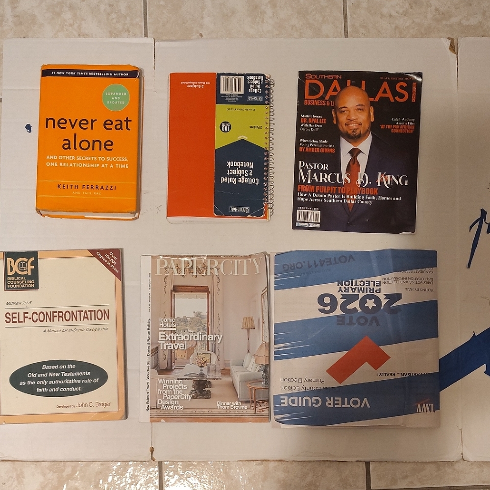 Assorted Books and Magazines Collection